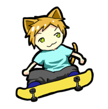 Whim cat sticker #387901