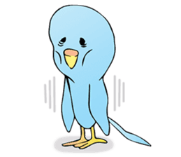 The blue bird Aota sticker #388017