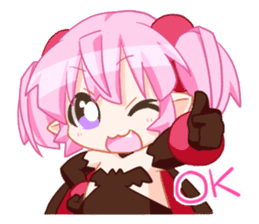 The vampire Tomato chan sticker #388471