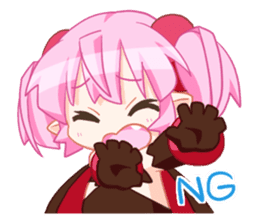 The vampire Tomato chan sticker #388472