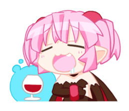 The vampire Tomato chan sticker #388492