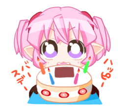 The vampire Tomato chan sticker #388493