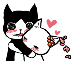 Cat rice ball sticker #389667