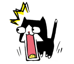 Cat rice ball sticker #389672