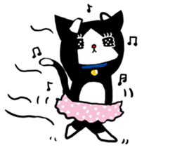 Cat rice ball sticker #389704