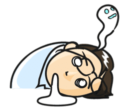 General man who wore glasses. sticker #389811