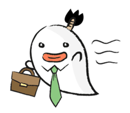 Chonmage Obake sticker #389950