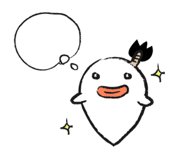 Chonmage Obake sticker #389954
