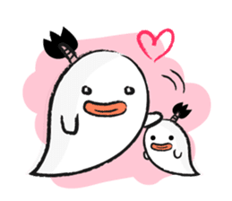 Chonmage Obake sticker #389956
