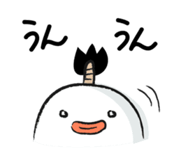 Chonmage Obake sticker #389964