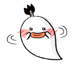 Chonmage Obake sticker #389968