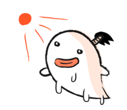 Chonmage Obake sticker #389971
