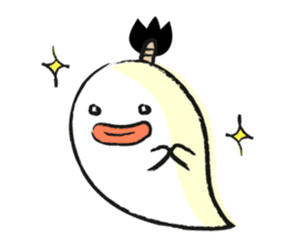 Chonmage Obake sticker #389975