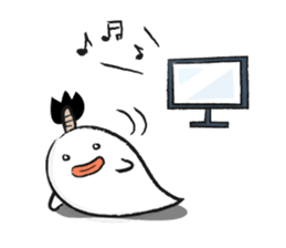 Chonmage Obake sticker #389978