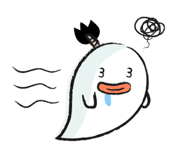 Chonmage Obake sticker #389980