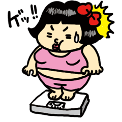 Fat woman momoko