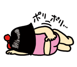 Fat woman momoko sticker #390226