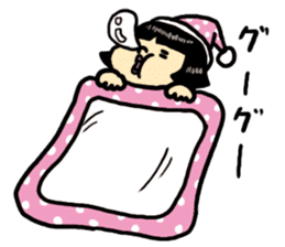 Fat woman momoko sticker #390243