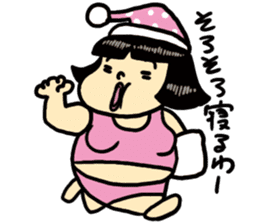 Fat woman momoko sticker #390244