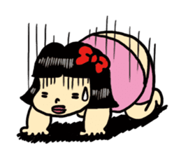 Fat woman momoko sticker #390252