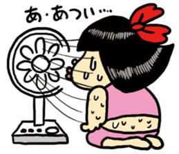 Fat woman momoko sticker #390257