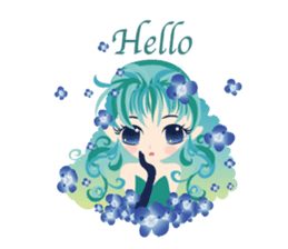 flower girls sticker #390705