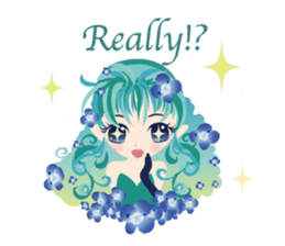 flower girls sticker #390707