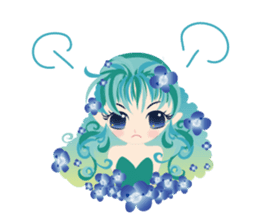 flower girls sticker #390709