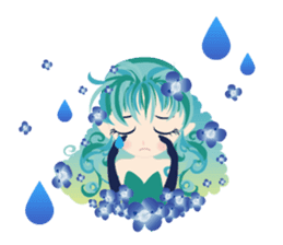 flower girls sticker #390710