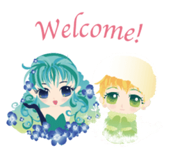 flower girls sticker #390714