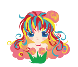 flower girls sticker #390717