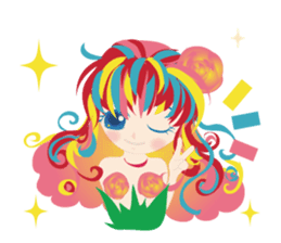 flower girls sticker #390718