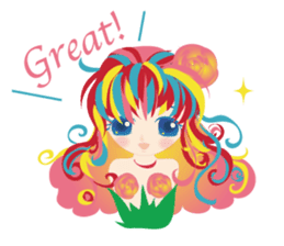 flower girls sticker #390719