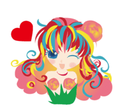 flower girls sticker #390720