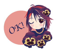 flower girls sticker #390721