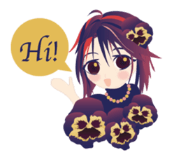 flower girls sticker #390723