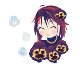 flower girls sticker #390725