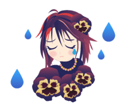 flower girls sticker #390726