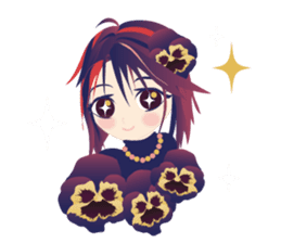 flower girls sticker #390727