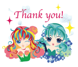 flower girls sticker #390728