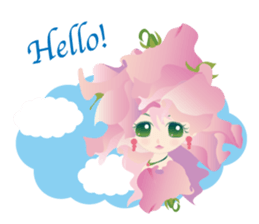 flower girls sticker #390729