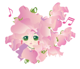 flower girls sticker #390735