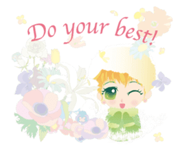flower girls sticker #390743