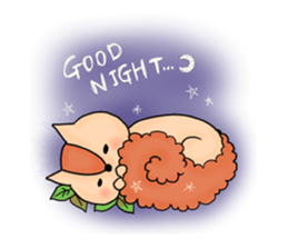 The stamp of a squirrel sticker #391476