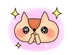 The stamp of a squirrel sticker #391481