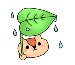 The stamp of a squirrel sticker #391482