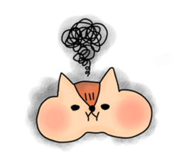 The stamp of a squirrel sticker #391483