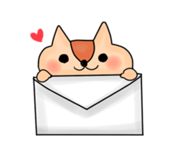 The stamp of a squirrel sticker #391494