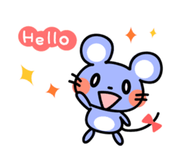 Sticker of cute mouse(Vol.2) sticker #391546