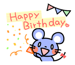 Sticker of cute mouse(Vol.2) sticker #391553